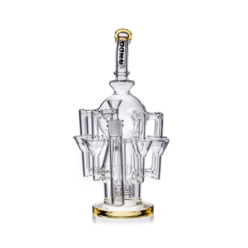 13" Octopus Recycler Style Matrix Perc Glass Water Pipe