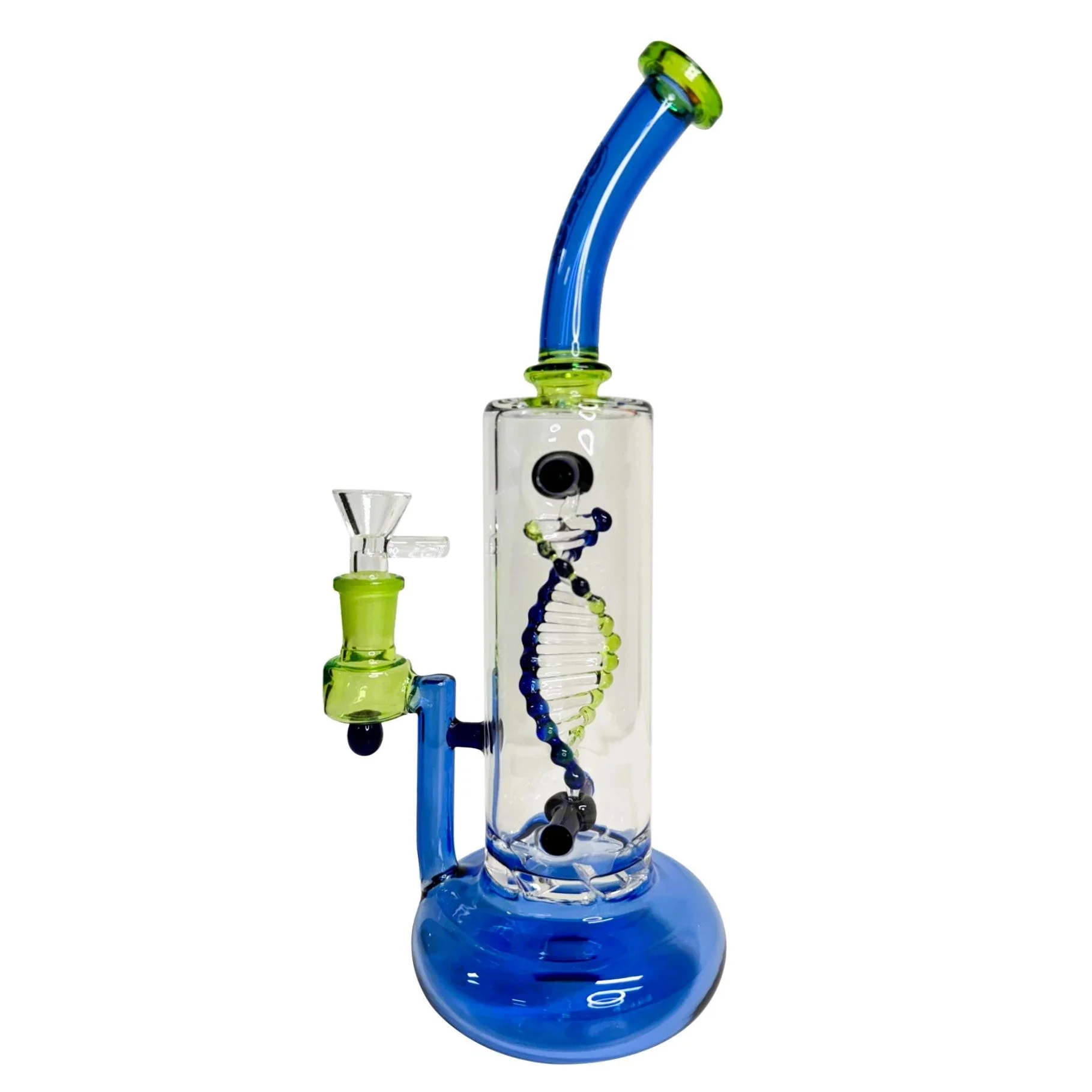Spinning DNA & Turbine Perc Glass Water Pipe - Image 6