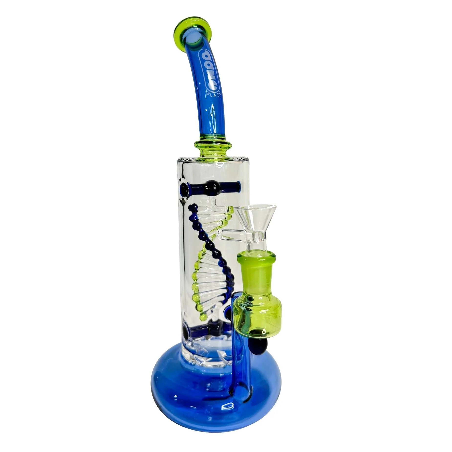 Spinning DNA & Turbine Perc Glass Water Pipe - Image 9