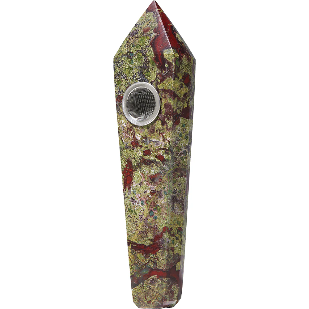 Dragon's Blood Gemstone Pipe - Image 2