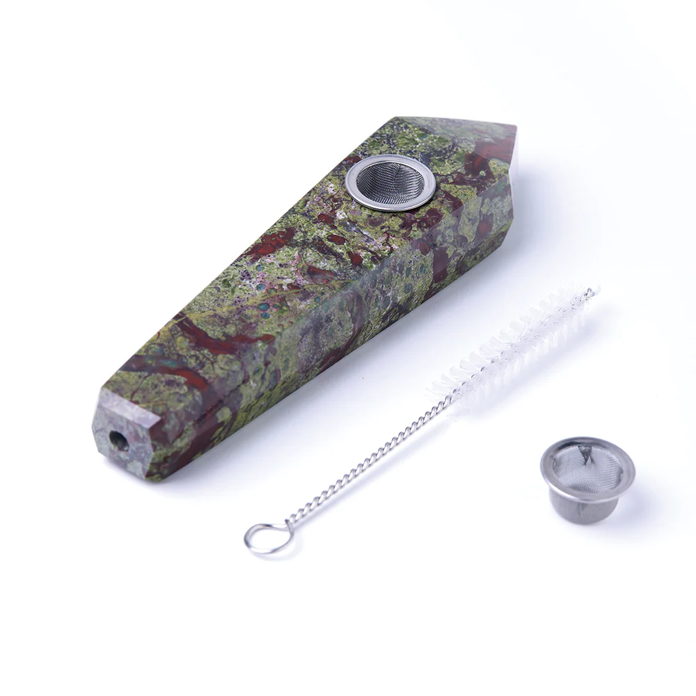 Dragon's Blood Gemstone Pipe - Image 5