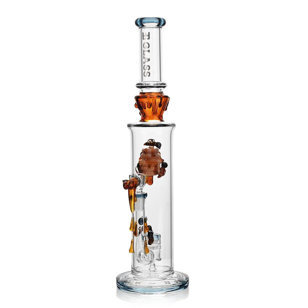 EG Glass - Honeycomb Bee Drip Tube - Image 2