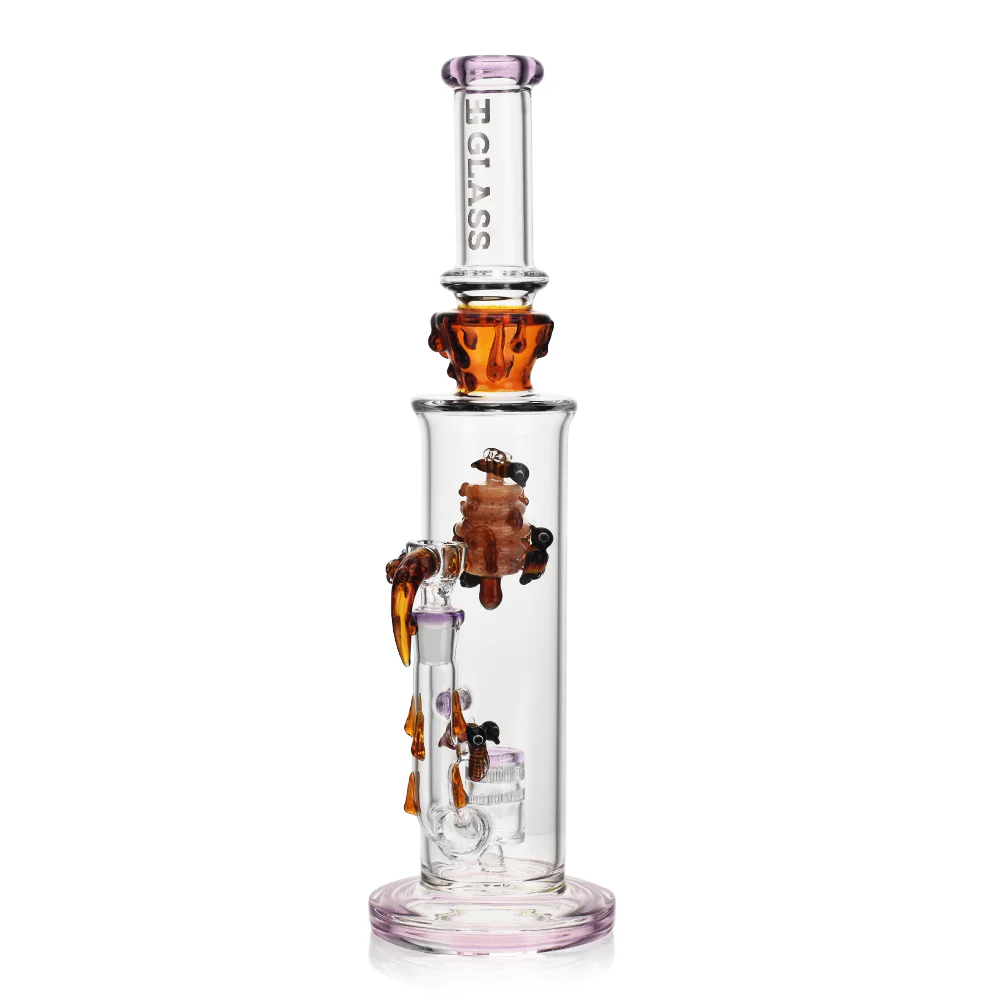 EG Glass - Honeycomb Bee Drip Tube - Image 4