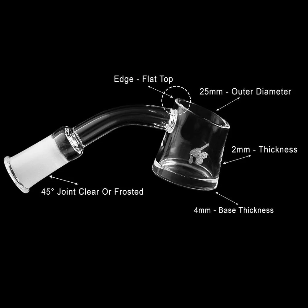FAT BOTTOM QUARTZ BANGER - 45° DEGREE | YL - Image 6