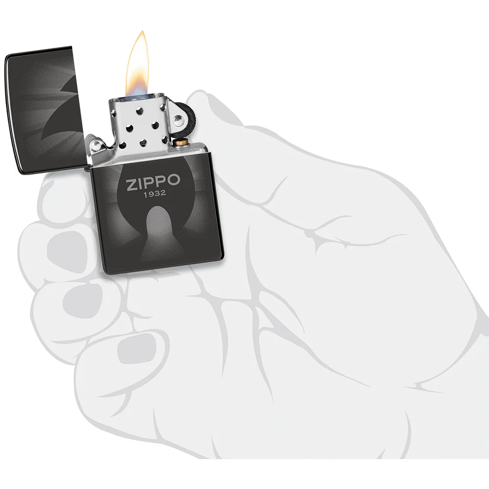 Flame Silhouette Zippo Lighter - Image 4