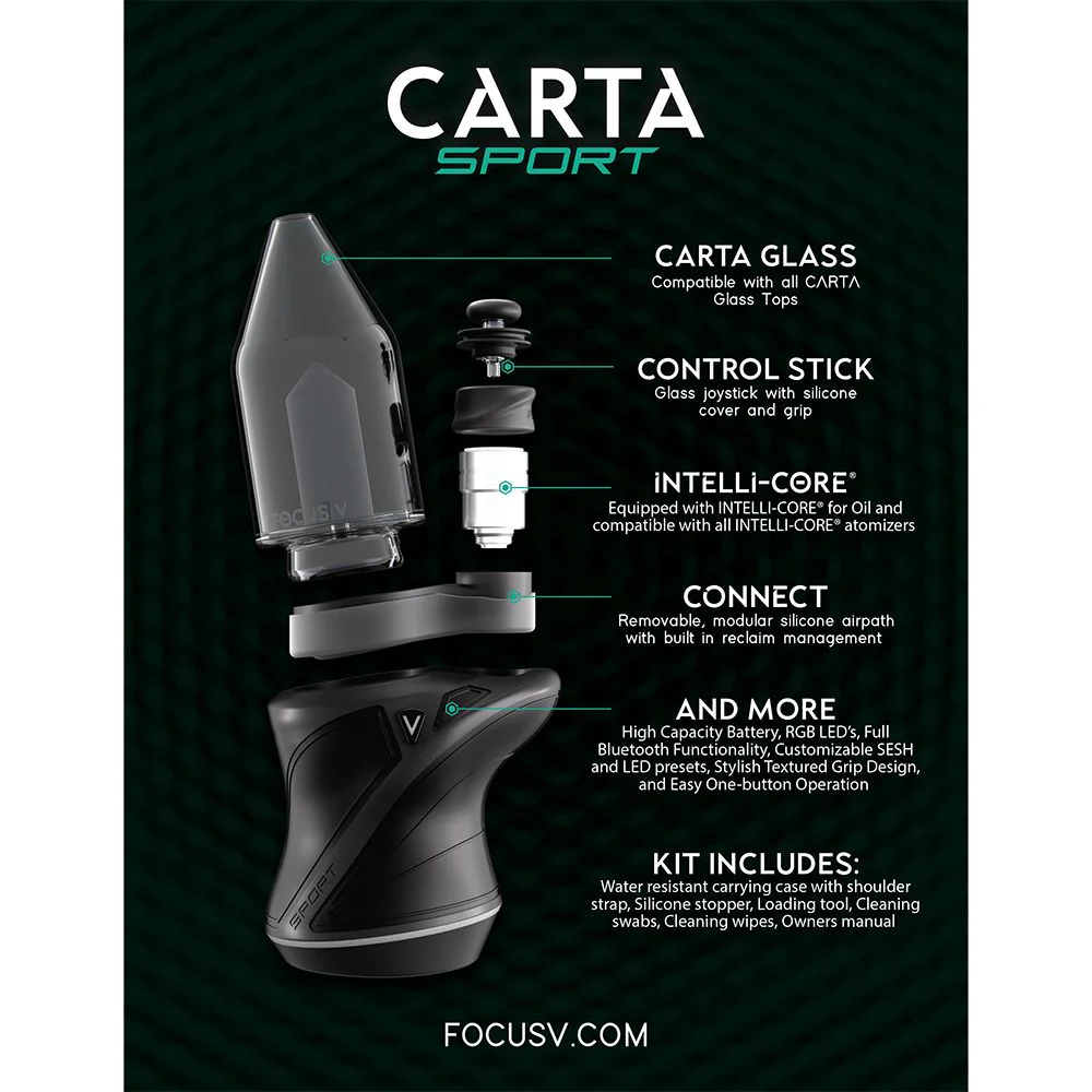 Focus V CARTA Sport Portable Electric Dab Rig - Image 7