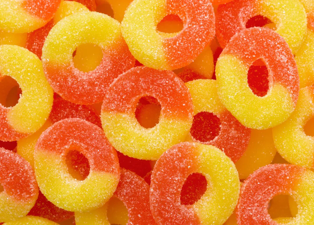 Full Spectrum CBD Peach Ring Gummies (500mg) - Image 3