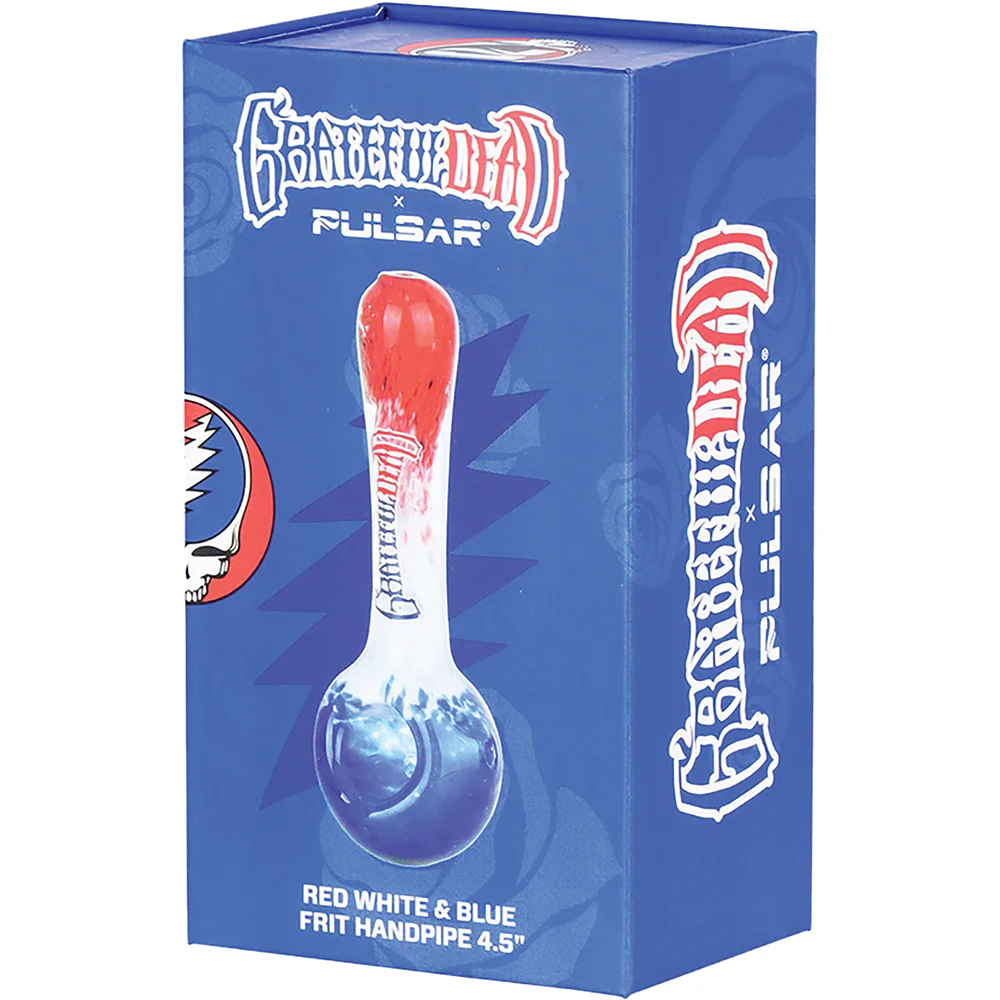 Grateful Dead Frit Glass Spoon Hand Pipe - Image 2