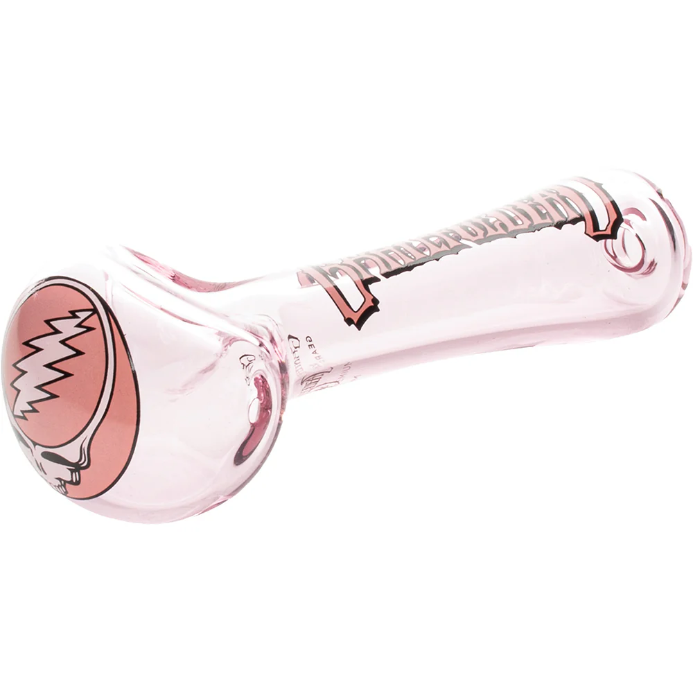 Grateful Dead Pink 'Steal Your Face' Spoon Hand Pipe