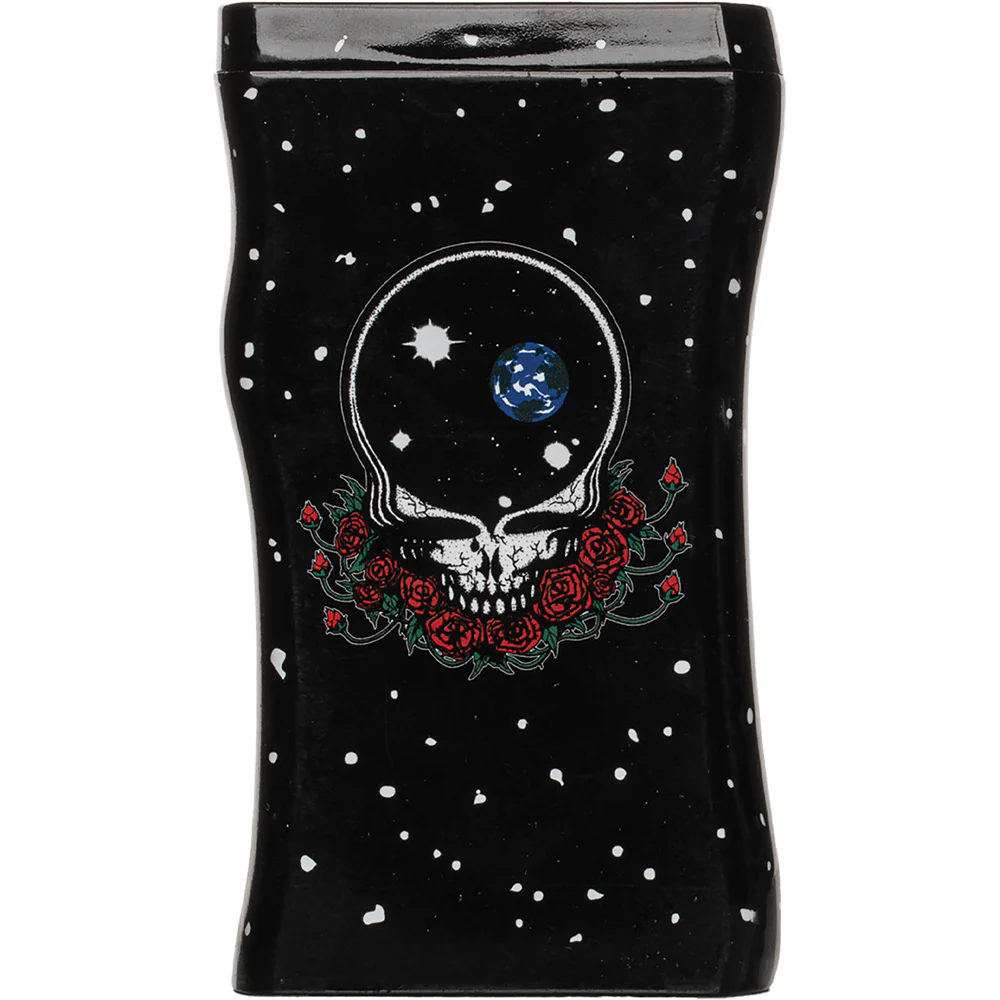 Grateful Dead 'Space Your Face' Dugout with Glass Chillum - Image 2