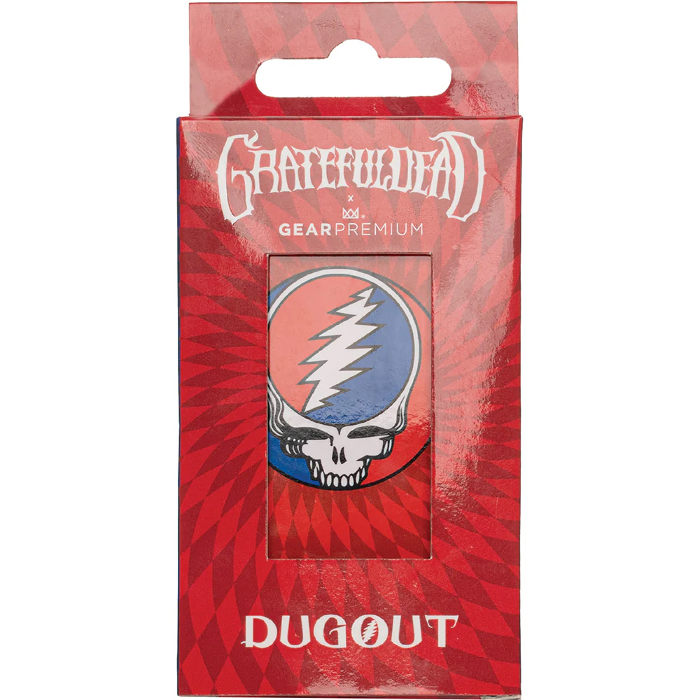 Grateful Dead 'Steal Your Face' Dugout with Glass Chillum - Image 3