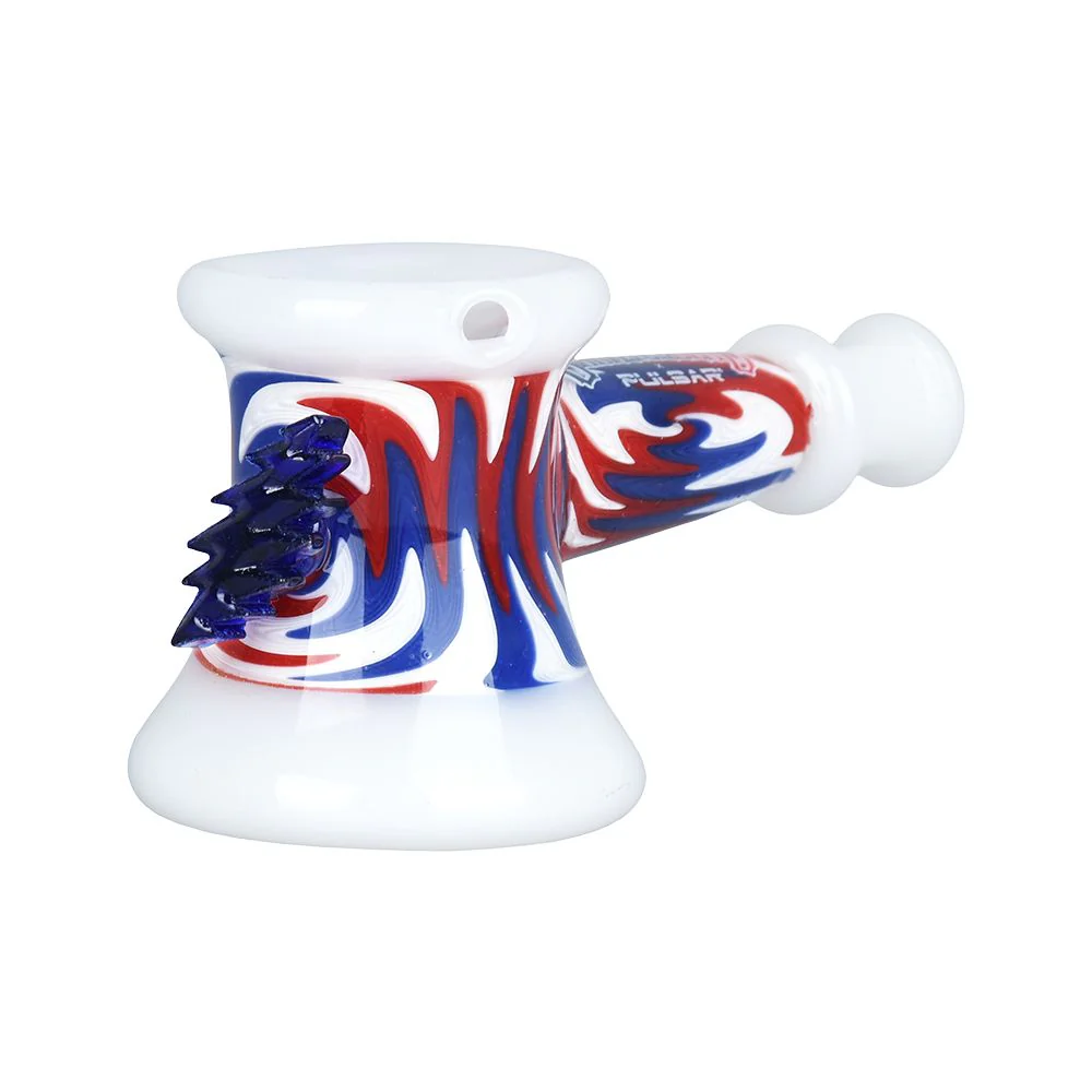 Grateful Dead x Pulsar Bolt Wig Wag Glass Hammer Hand Pipe - 4" - Image 2