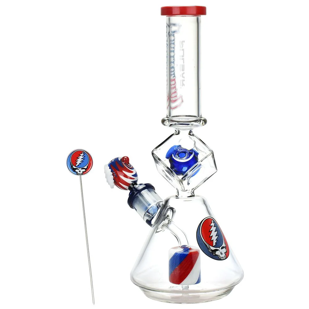Grateful Dead x Pulsar Inception Cube Beaker Glass Water Pipe - Image 3