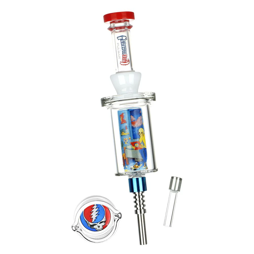 Grateful Dead x Pulsar Inside Print Vapor Vessel & Dab Dish (Deadhead Dorm)