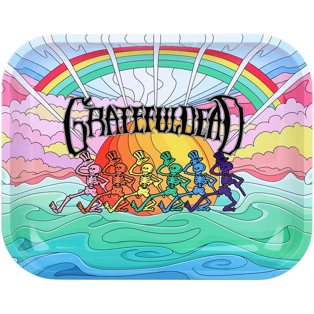 Grateful Dead x Pulsar Large Metal Rolling Tray (Under The Rainbow)