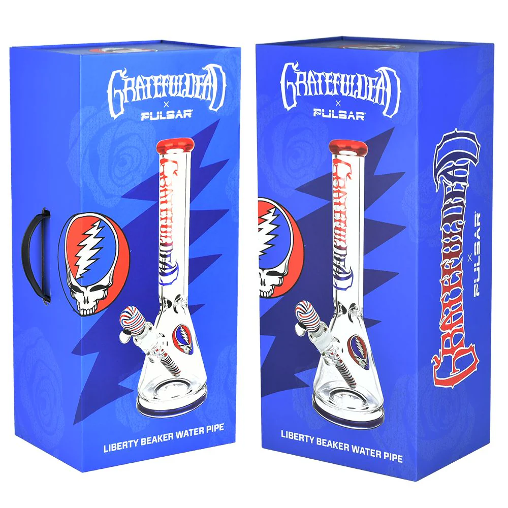 Grateful Dead x Pulsar "Liberty Beaker" Water Pipe - Image 3