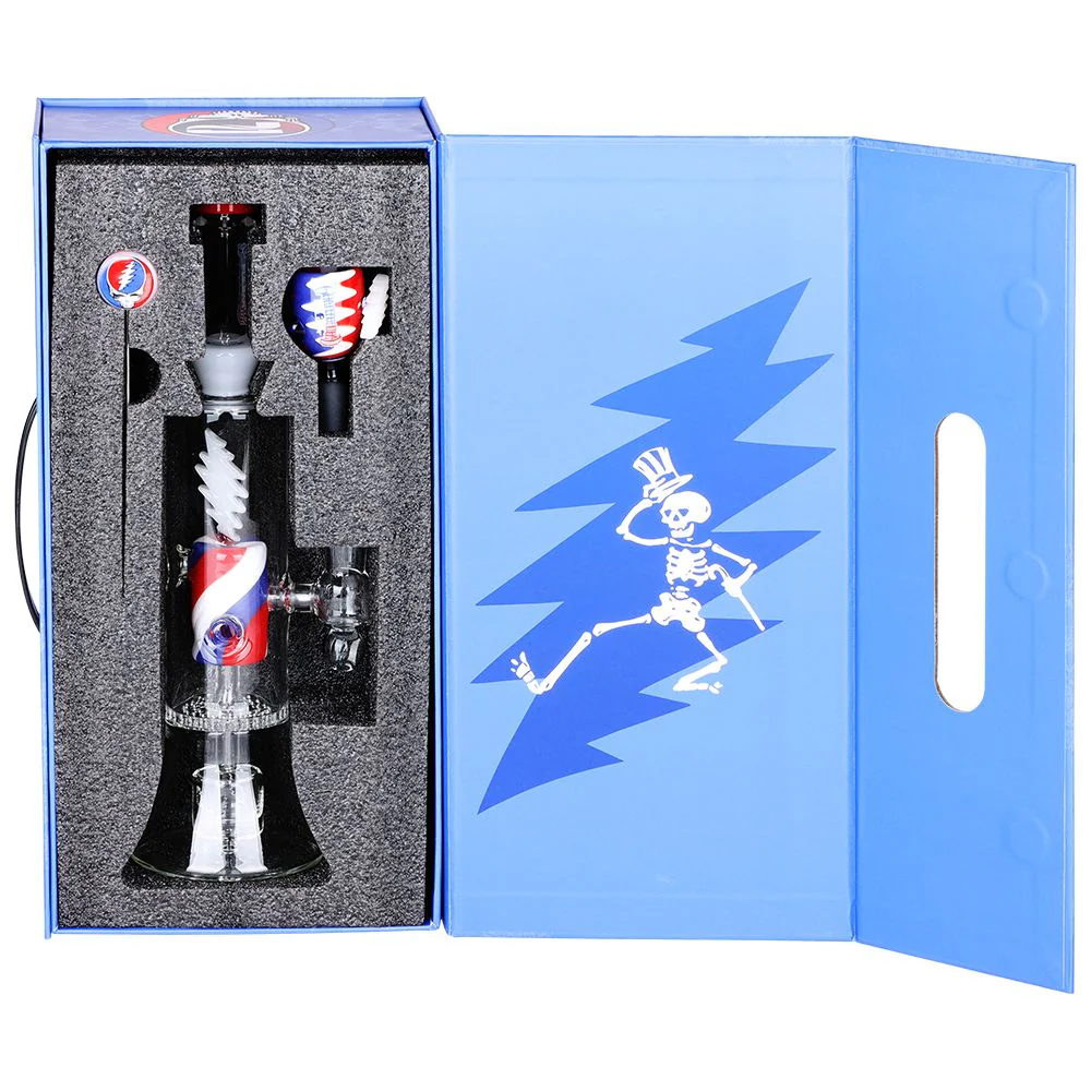 Grateful Dead x Pulsar Lightning Bolt Glass Water Pipe - Image 4