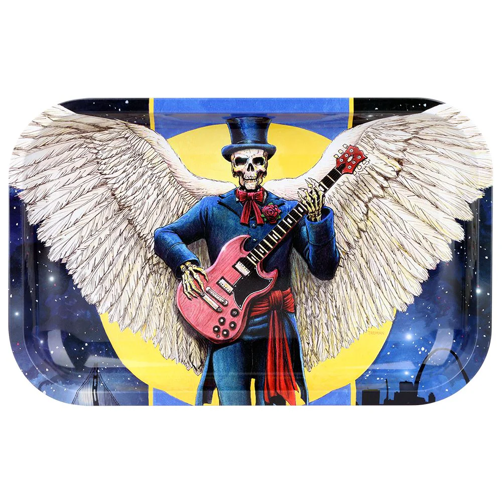 Grateful Dead x Pulsar Metal Rolling Tray (Angel of Music)