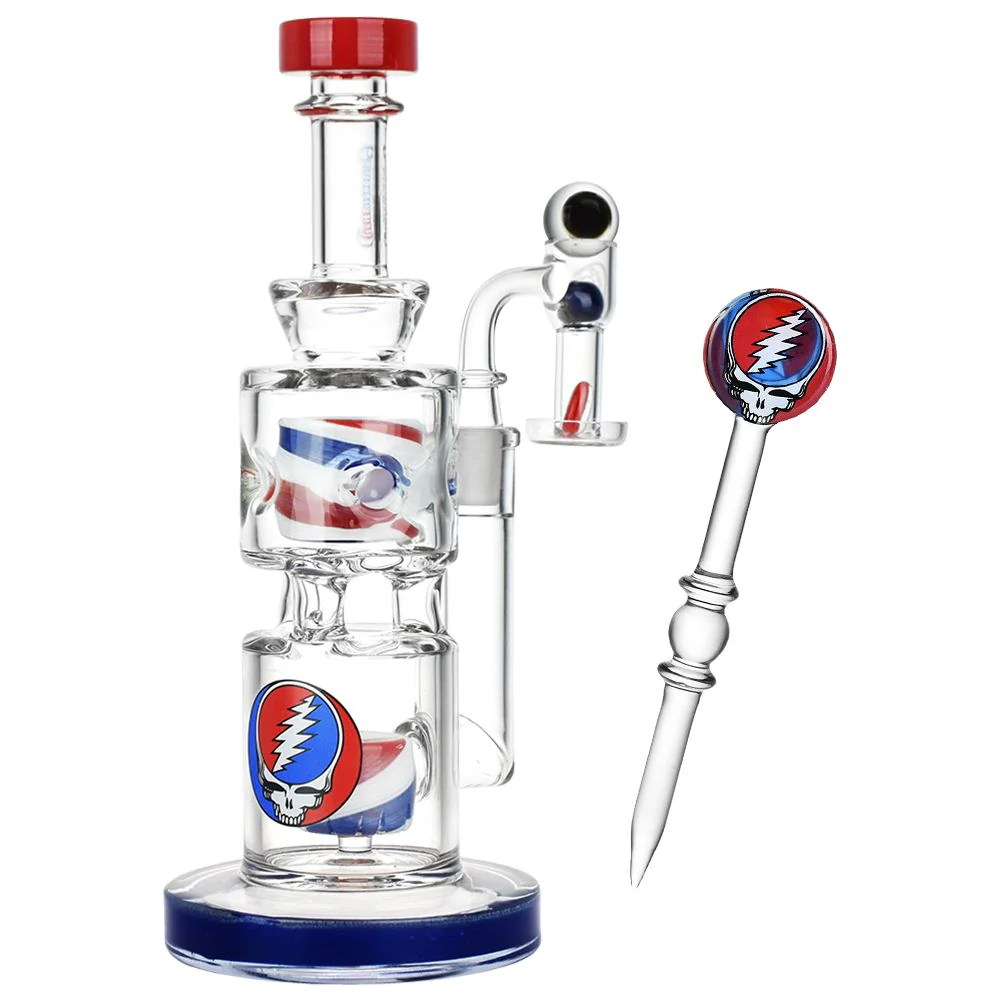 Grateful Dead x Pulsar Stealied Out Dab Rig Set
