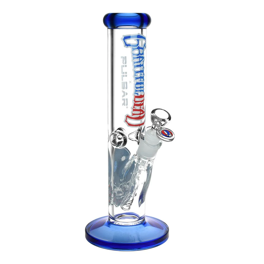 Grateful Dead x Pulsar Straight Tube Glass Bong - Image 2