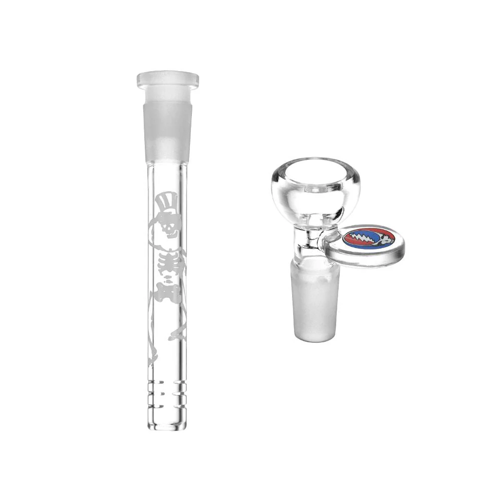 Grateful Dead x Pulsar Straight Tube Glass Bong - Image 4