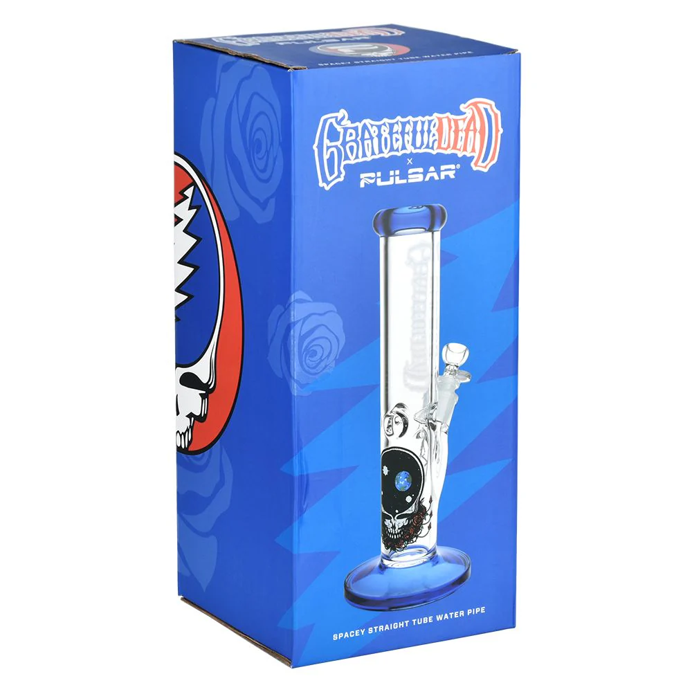 Grateful Dead x Pulsar Straight Tube Glass Bong - Image 5