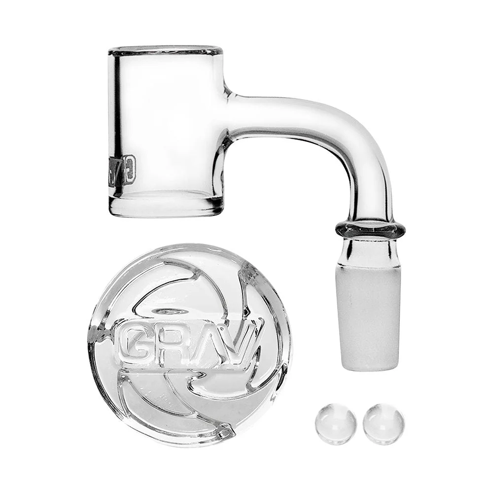 GRAV Seamless Quartz Banger Set | 4pc | 14mm M - Image 2