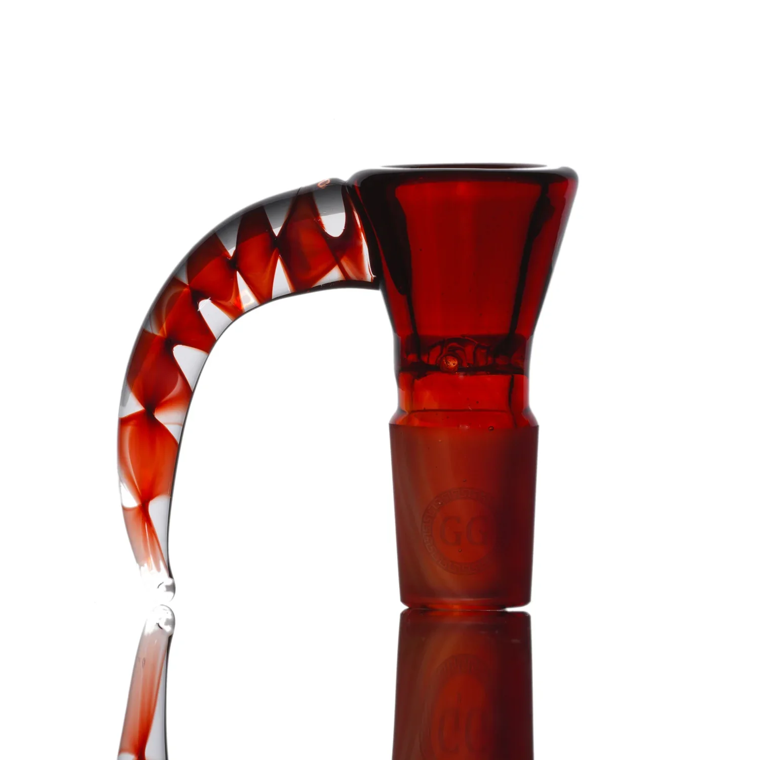 Greek Glass Red Elvis 18MM Slide/Bowl