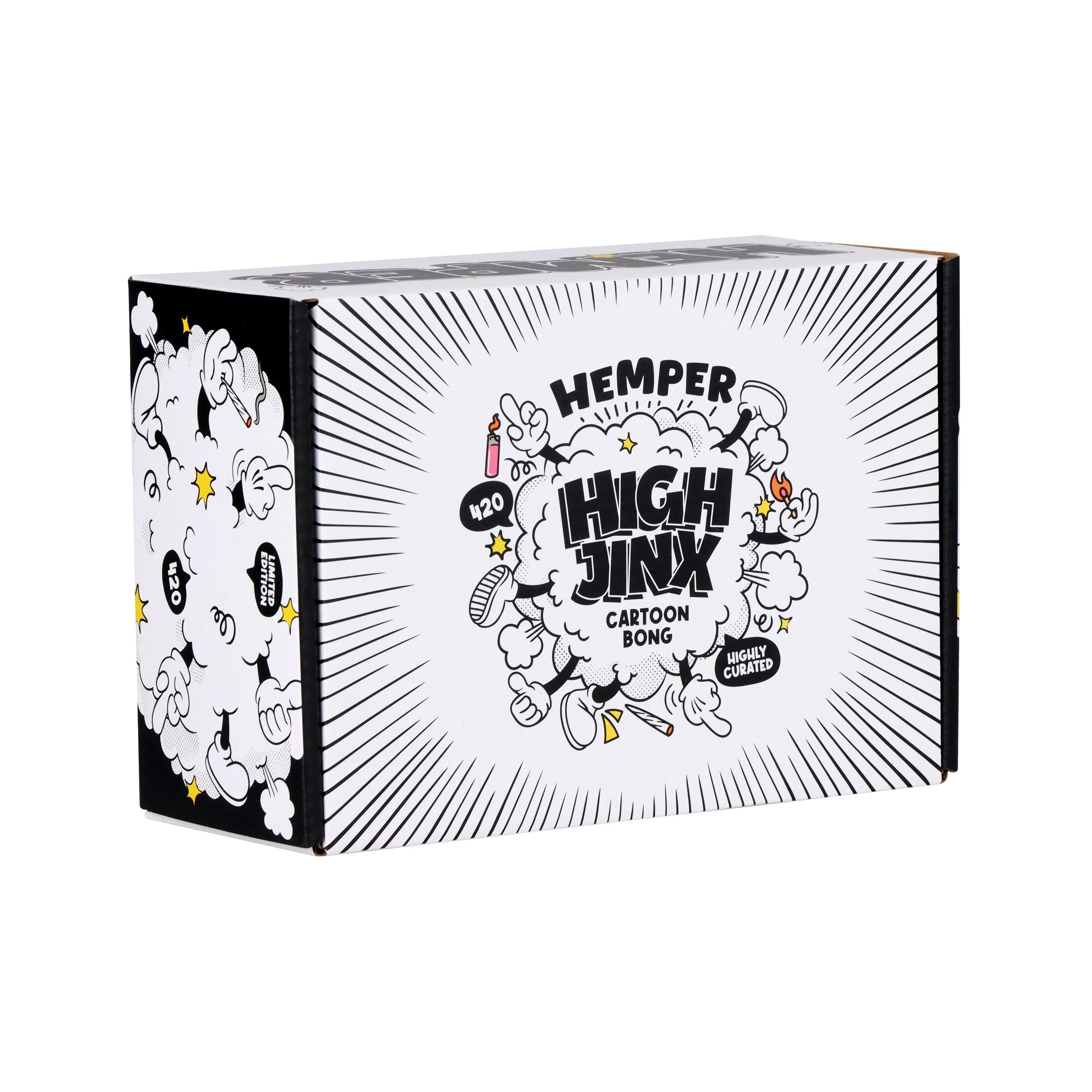 Hemper High Jinx Cartoon Glass Water Pipe | 14mm F - Image 9