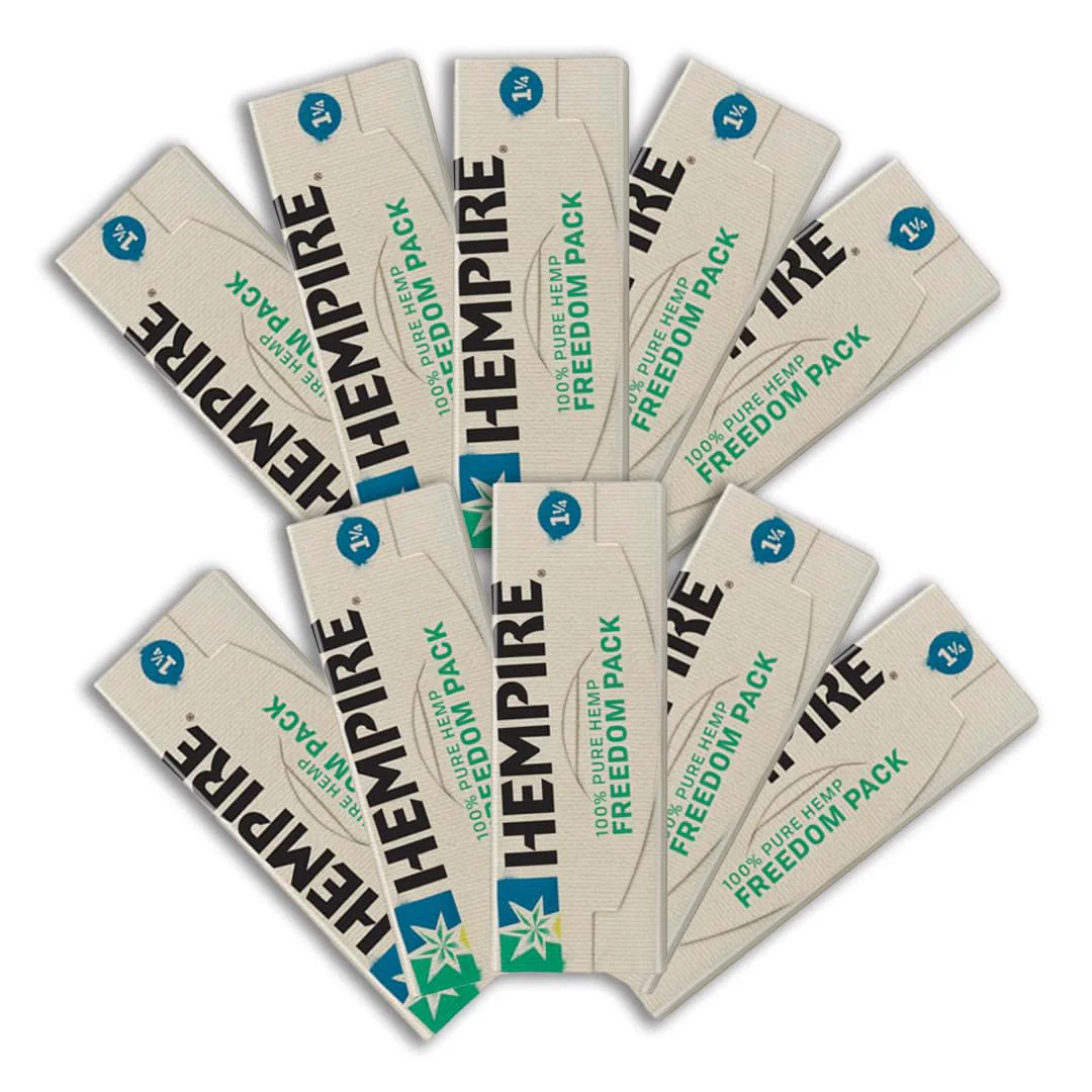 Hempire Freedom Pack 1 1/4" Rolling Papers (10-Pack)