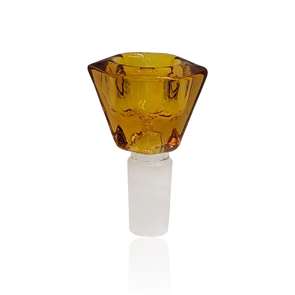 Hexagon Glass Flower Bowl - Image 14