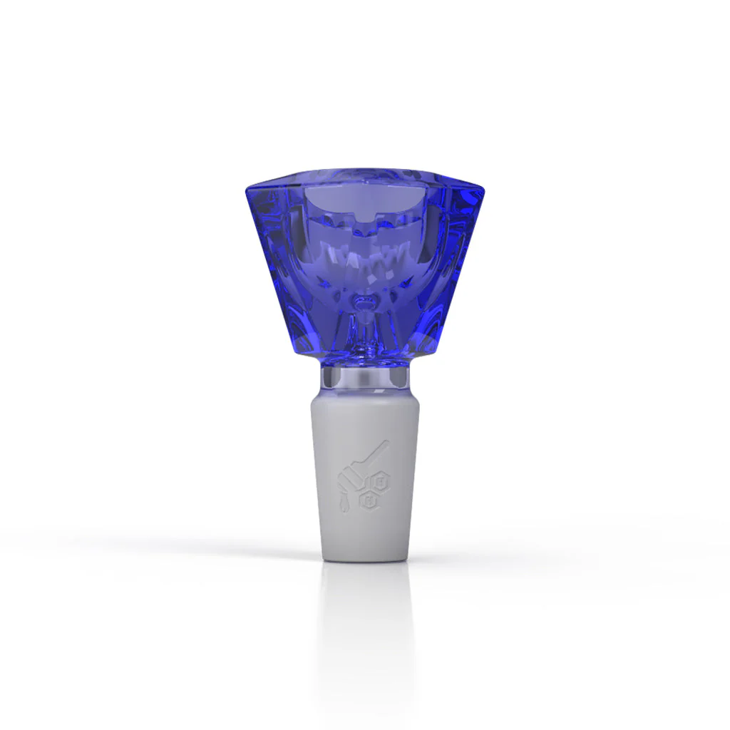 Hexagon Glass Flower Bowl - Image 2