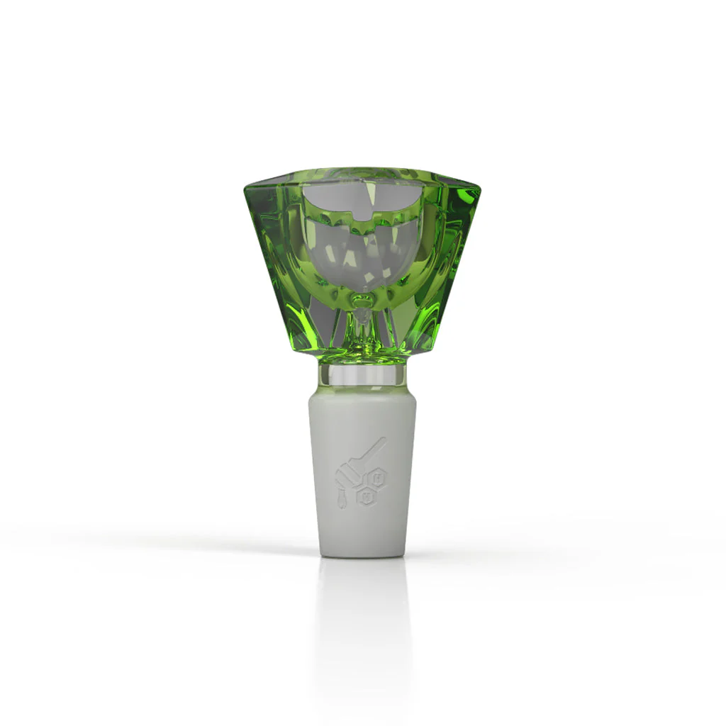 Hexagon Glass Flower Bowl - Image 3