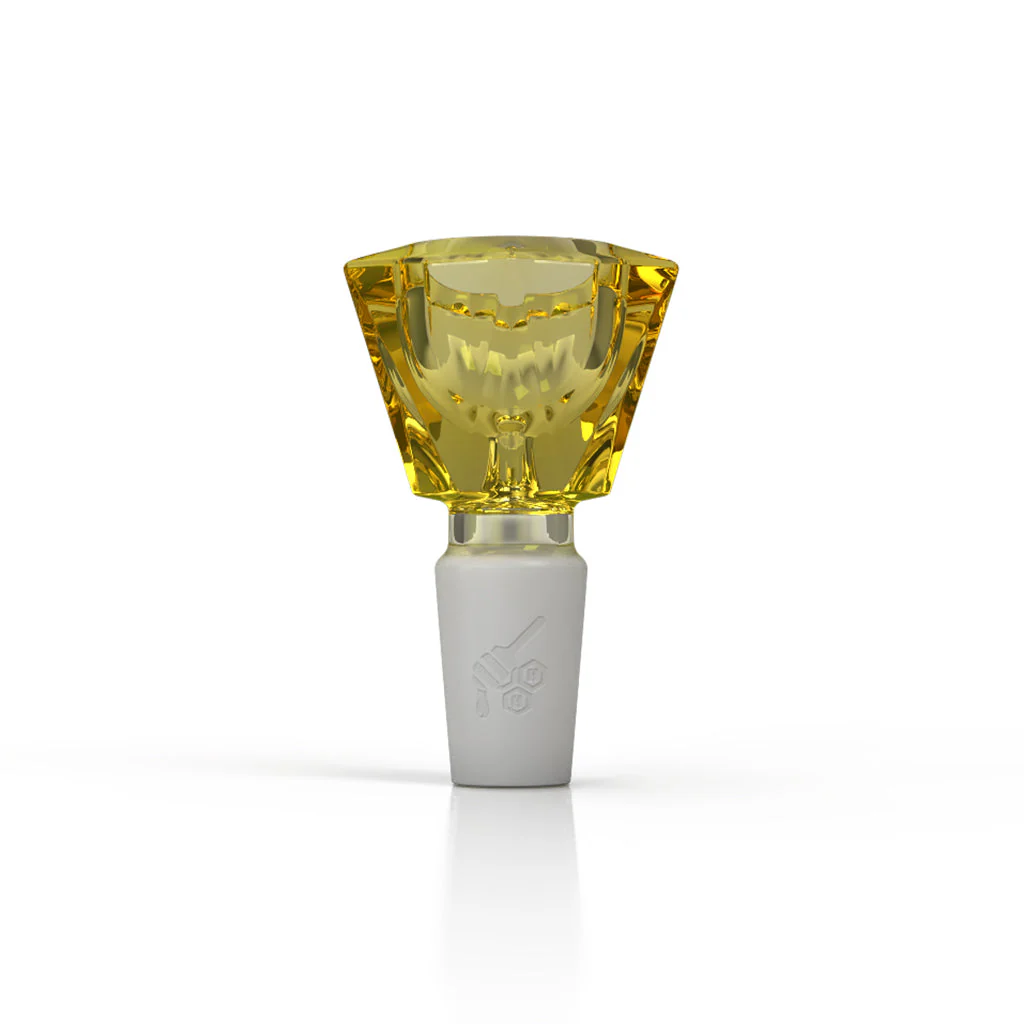Hexagon Glass Flower Bowl - Image 4