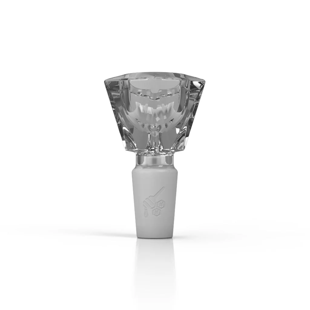 Hexagon Glass Flower Bowl - Image 5
