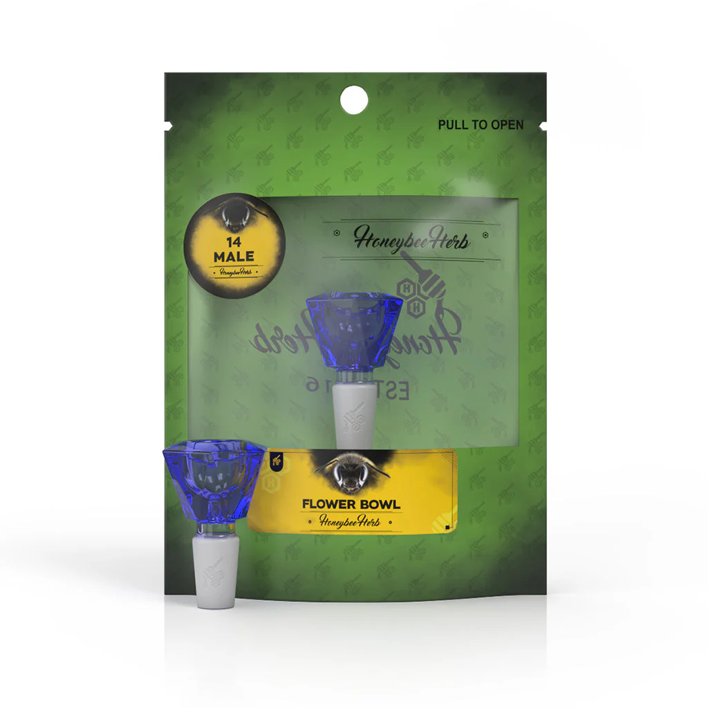 Hexagon Glass Flower Bowl - Image 9