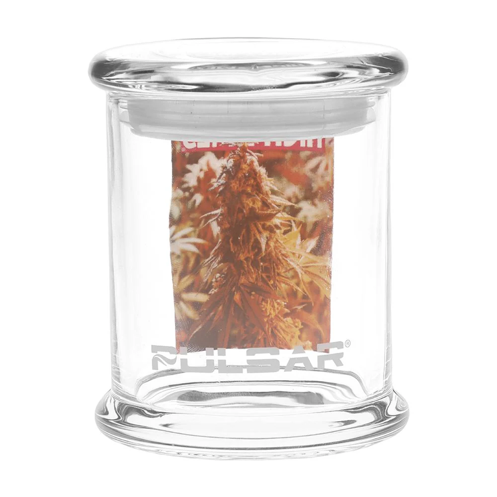 High Times x Pulsar 420 Jars Pop Top (Holds 1/2oz flower) - Image 4