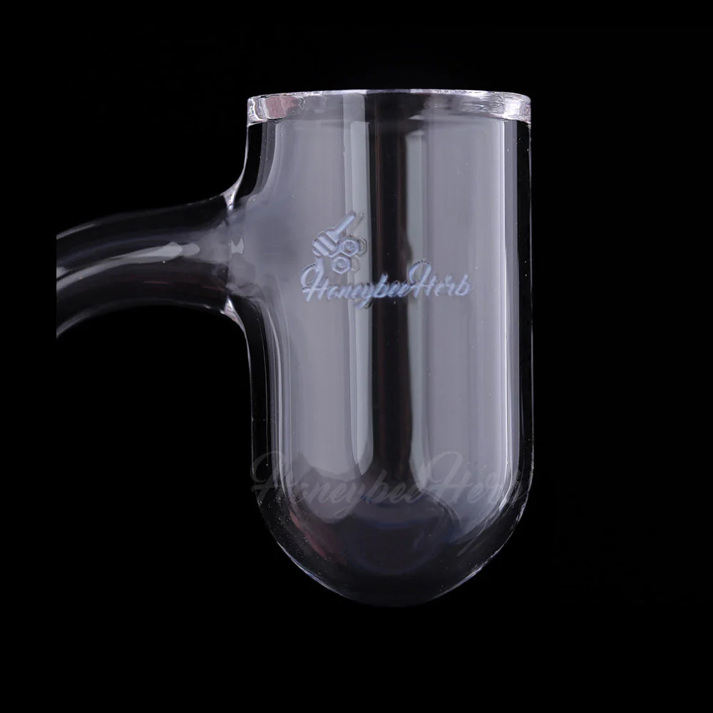 HONEY BEVEL DEEP BOWL QUARTZ BANGER - 90° DEGREE | BL - Image 4
