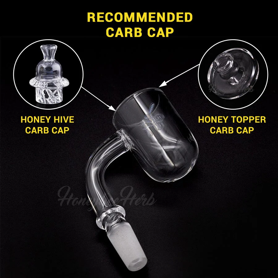 HONEY CYCLONE QUARTZ BANGER - 90° DEGREE | YL - Image 8
