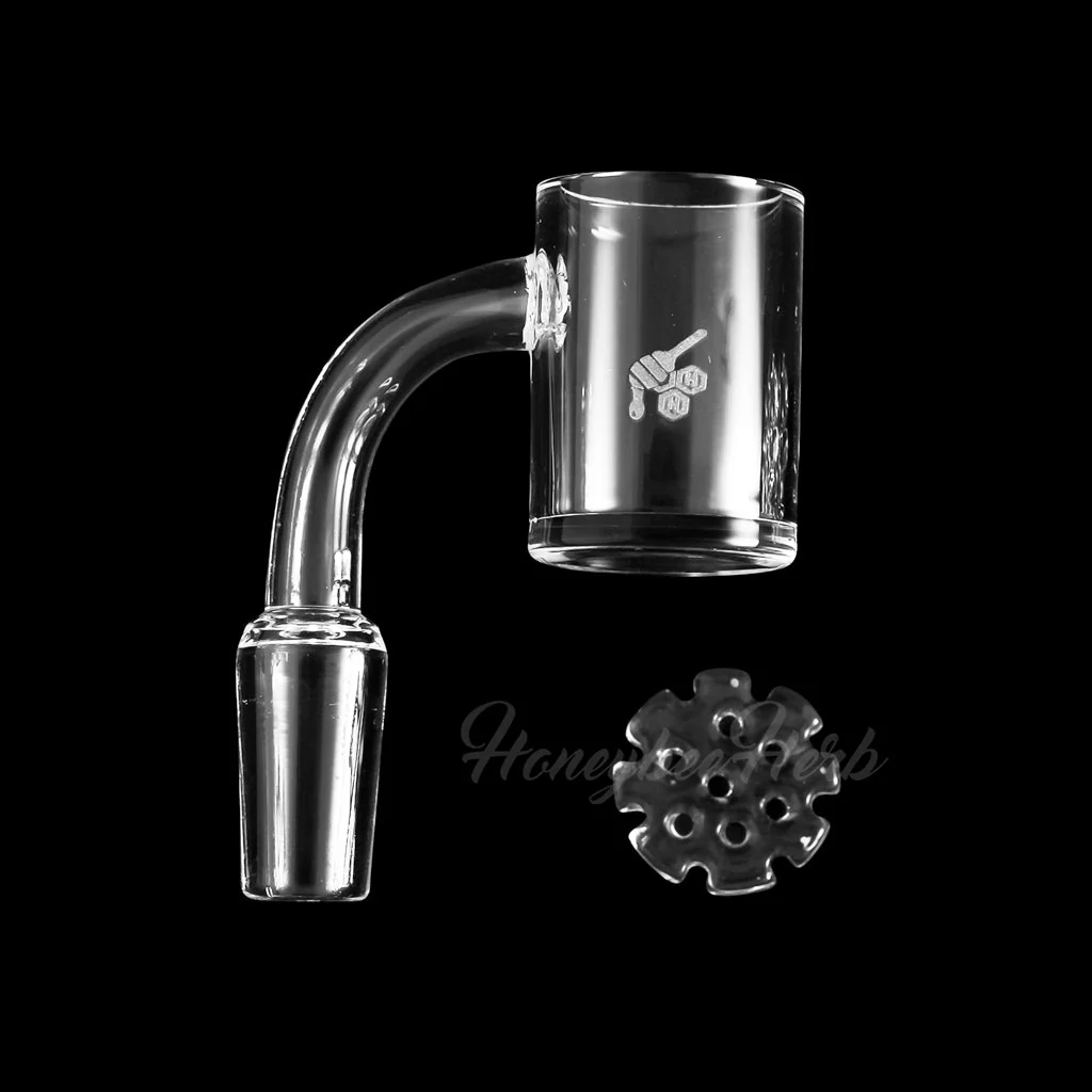 HONEY DISC QUARTZ BANGER - 90° DEGREE | YL - Image 5