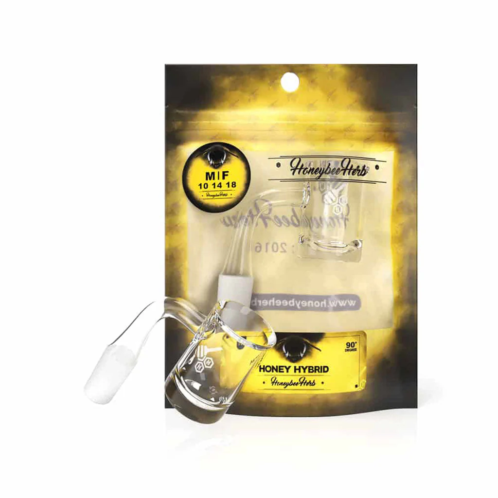 HONEY HYBRID QUARTZ BANGER - 90° DEGREE | YL - Image 2
