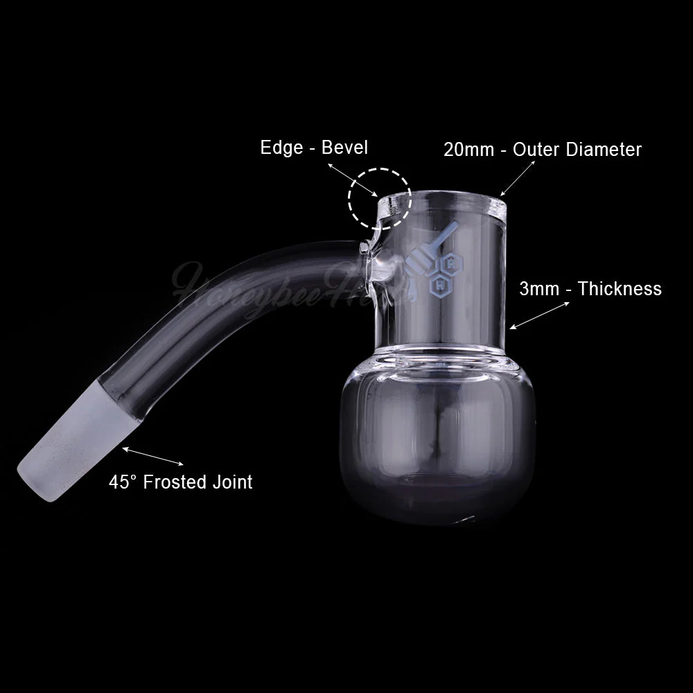 HONEY KETTLE QUARTZ BANGER - 45° DEGREE | YL - Image 6