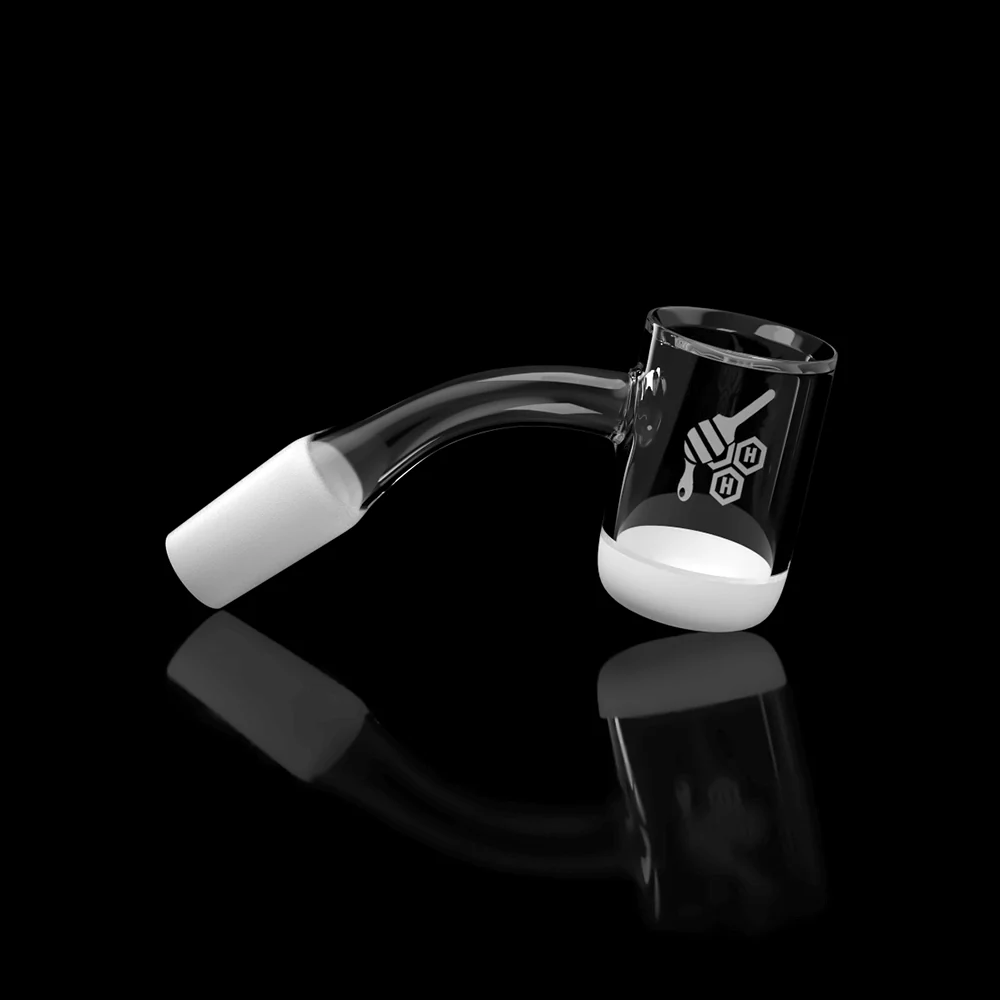 HONEY & MILK BEVEL BOWL QUARTZ BANGER - 45° DEGREE | YL - Image 3