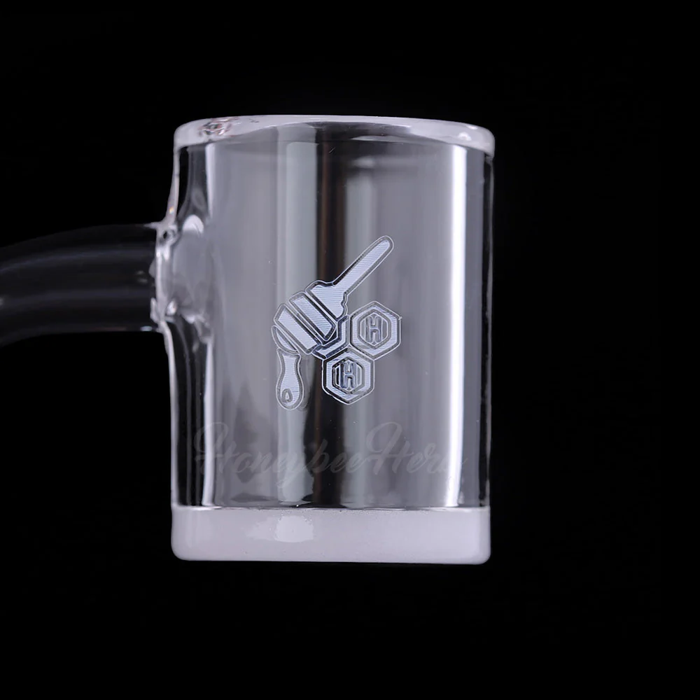 HONEY & MILK BEVEL QUARTZ BANGER - 90° DEGREE | YL - Image 5