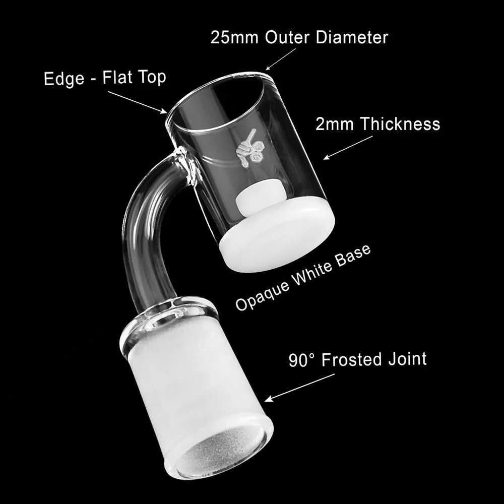 HONEY & MILK CORE REACTOR QUARTZ BANGER - 90° DEGREE | YL - Image 6