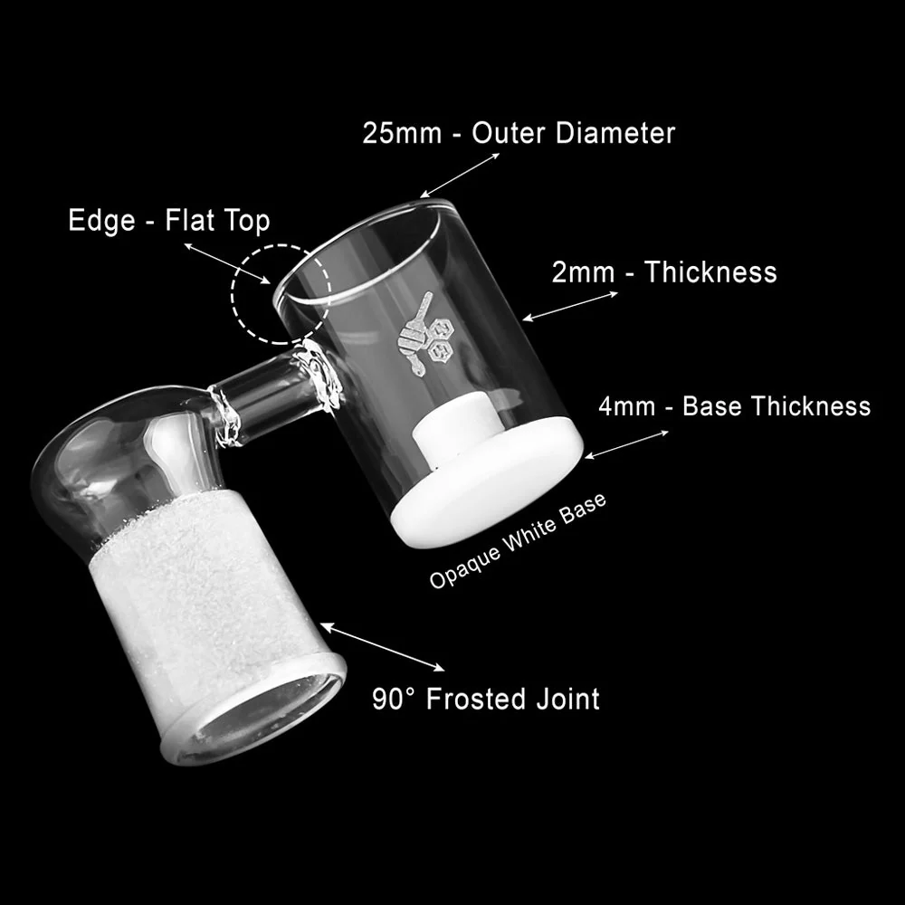 HONEY & MILK CORE REACTOR SIDECAR QUARTZ BANGER - 90° DEGREE | YL - Image 6