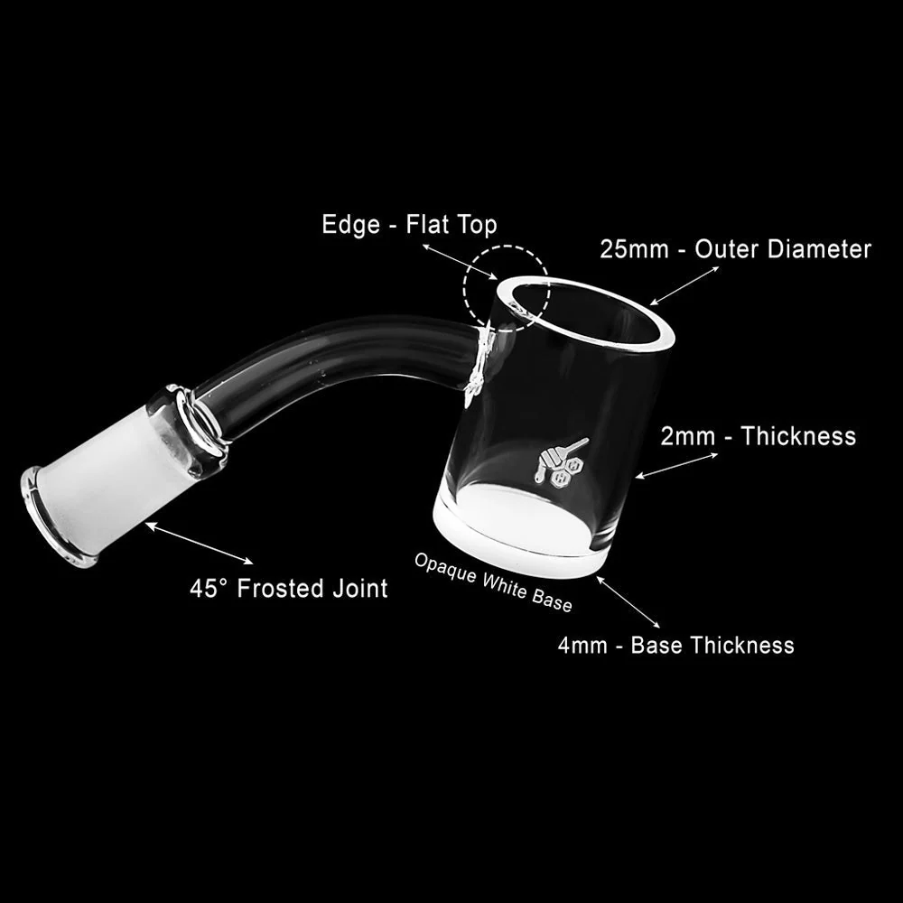 HONEY & MILK QUARTZ BANGER - 45° DEGREE | YL - Image 6