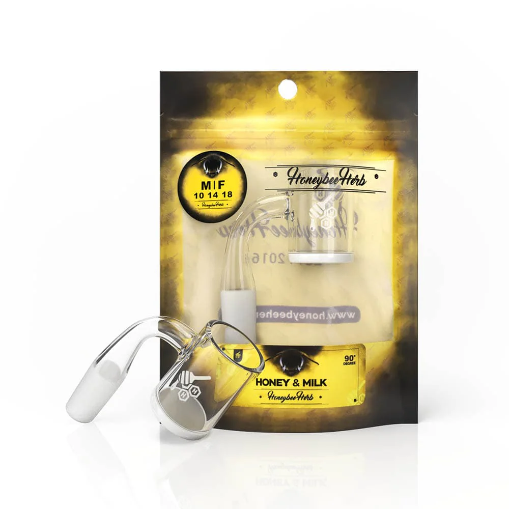 Honey & Milk Quartz Banger - 90° Degree | YL - Image 10