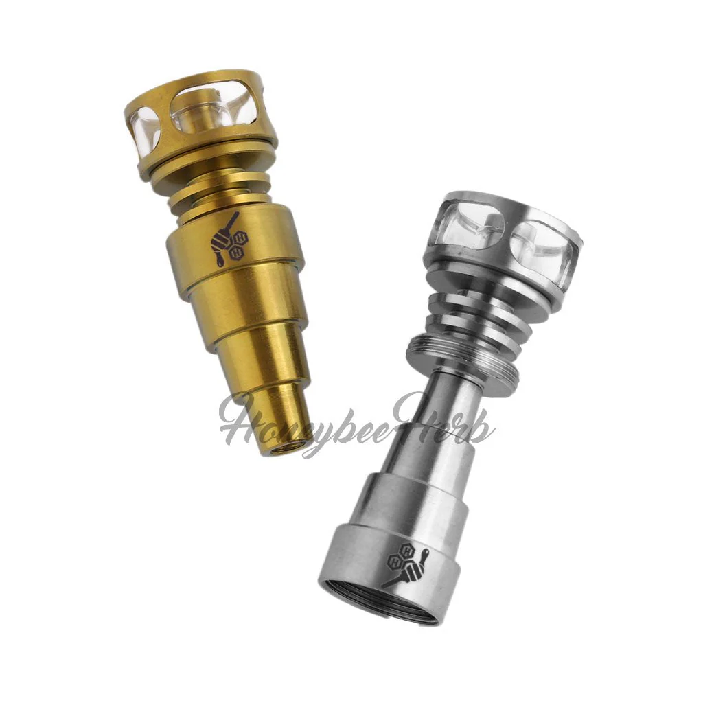 Honeybee Herb Titanium 6 IN 1 Cage Hybrid Dab Dab Nail - Image 11