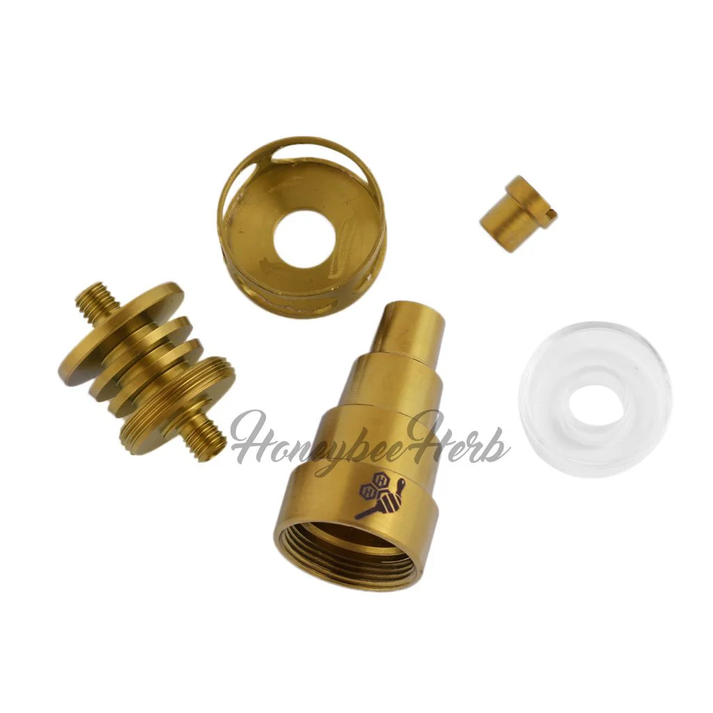 Honeybee Herb Titanium 6 IN 1 Cage Hybrid Dab Dab Nail - Image 12